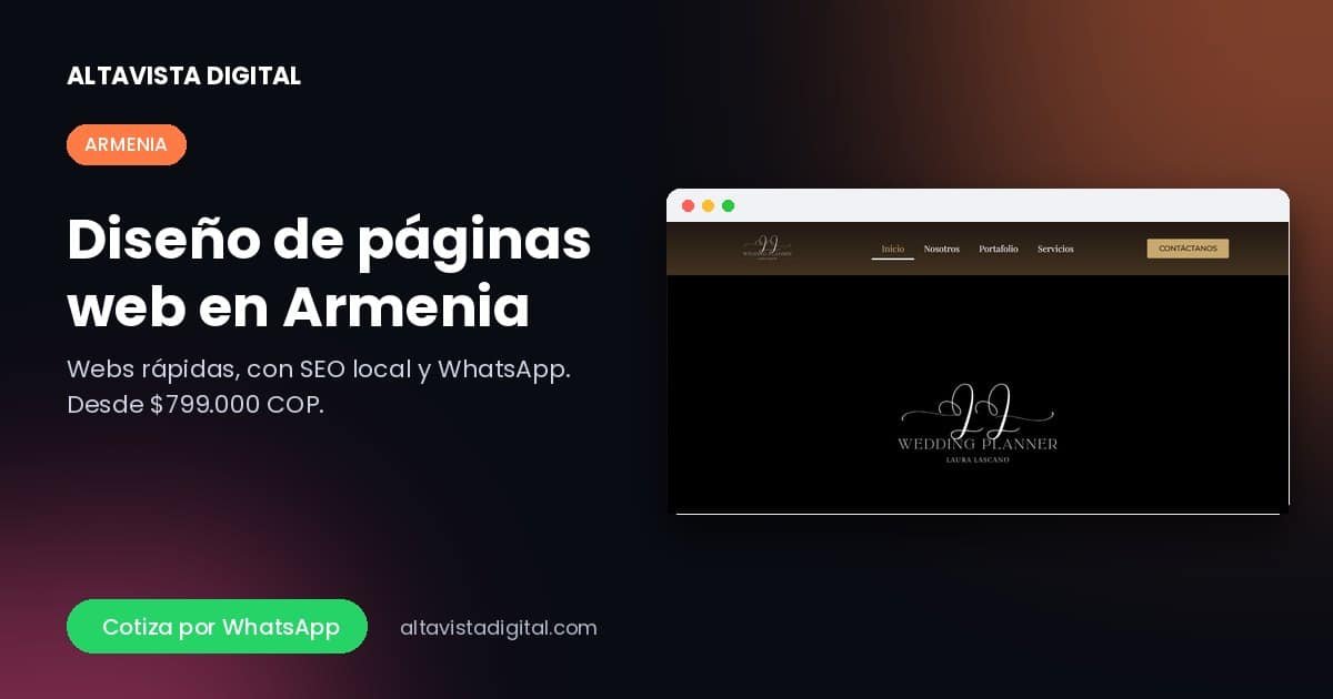 Diseño de páginas web en Armenia — Altavista Digital