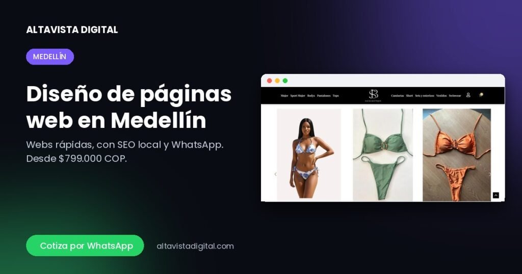 Diseño de páginas web en Medellín — Altavista Digital