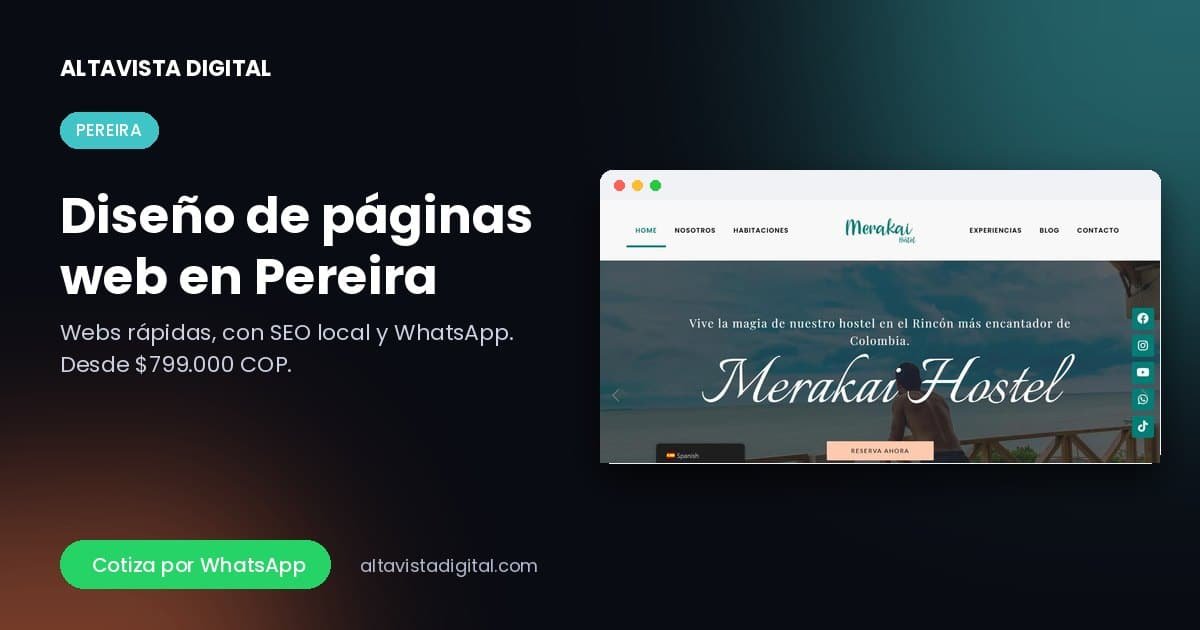 Diseño de páginas web en Pereira — Altavista Digital