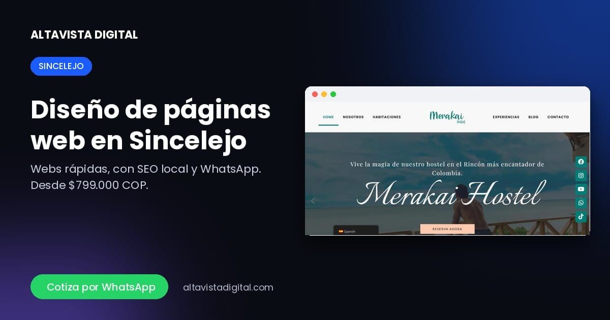 Diseño de páginas web en Sincelejo — Altavista Digital