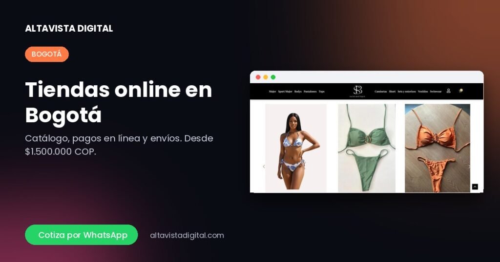 Tiendas online en Bogotá — Altavista Digital