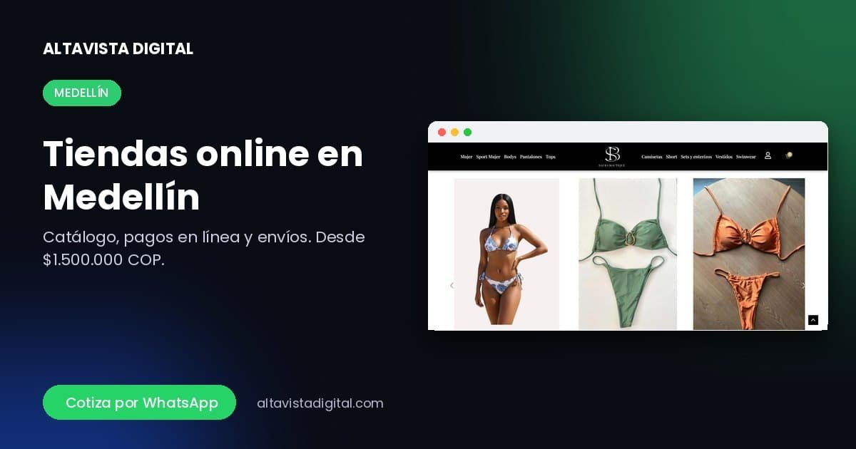 Tiendas online en Medellín — Altavista Digital