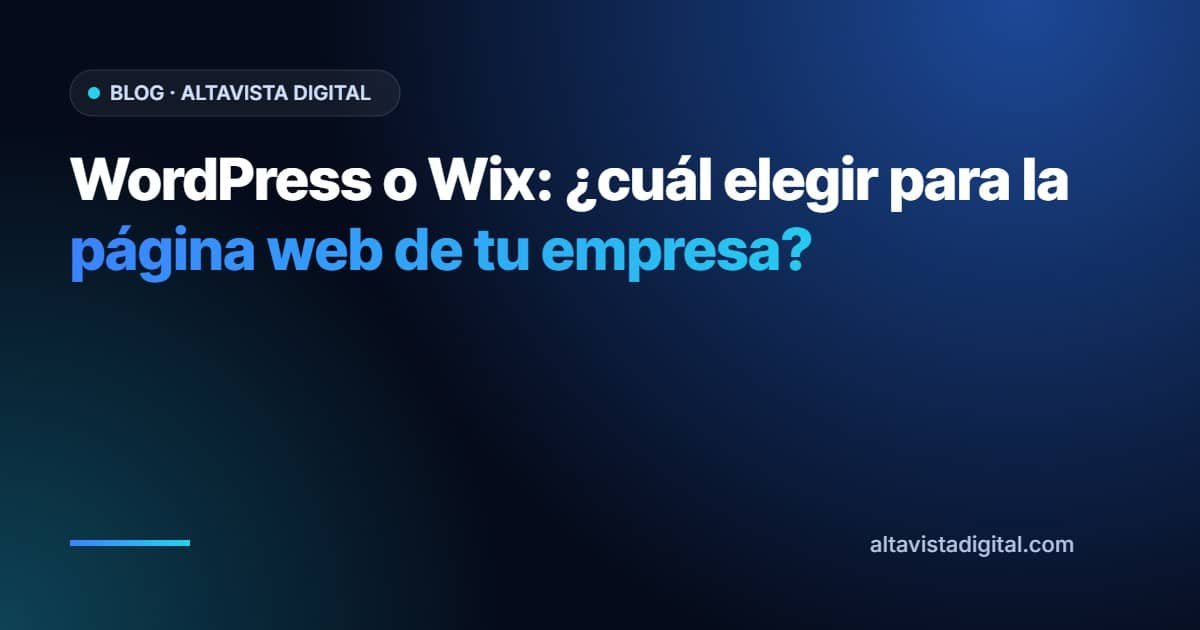 WordPress o Wix: ¿cuál elegir para la página web de tu empresa?